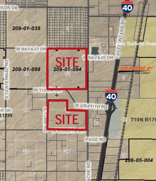 Primary Photo Of I-40 & Griffith Rd, Kingman Land For Lease