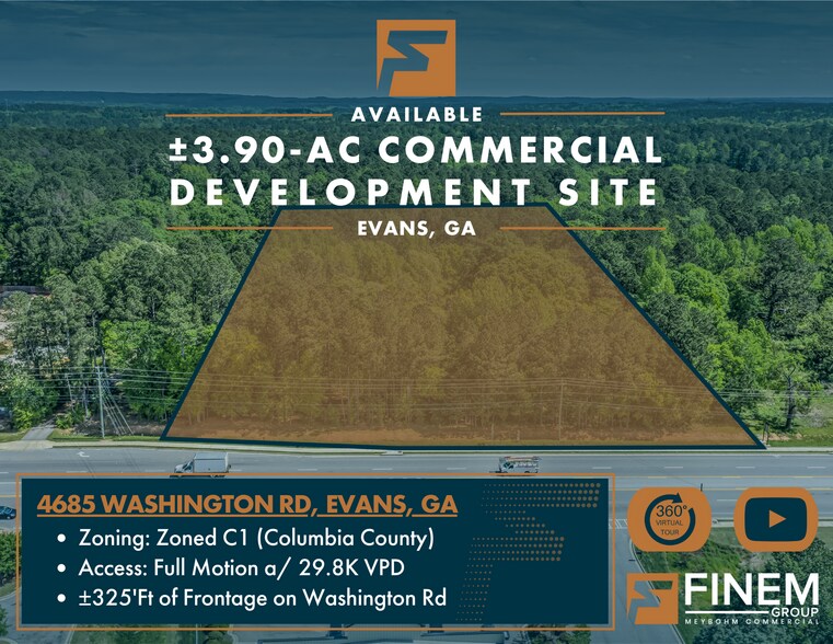 More Photos Of 4685 Washington Rd, Evans Land For Sale