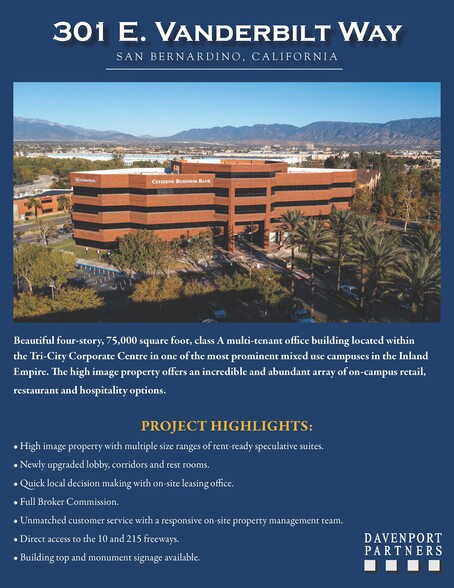 More Photos Of 301 E Vanderbilt Way, San Bernardino Office For Lease