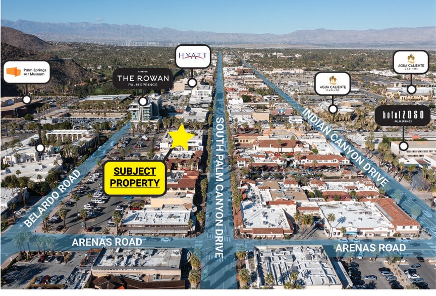 More Photos Of 100-139 S Palm Canyon Dr, Palm Springs Storefront Retail Office For Lease