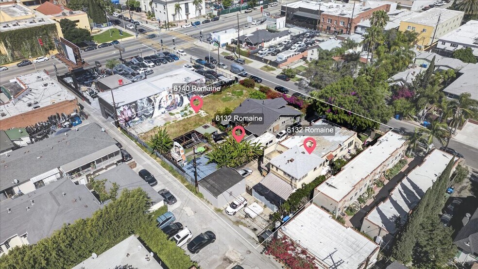 Primary Photo Of 6132 Romaine St, Los Angeles Land For Sale
