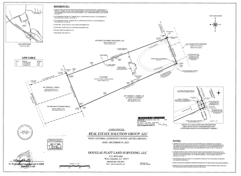 Primary Photo Of 2546 Charleston Hwy, West Columbia Land For Sale