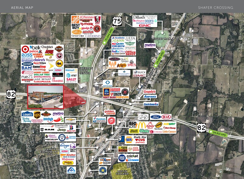 More Photos Of 2916 N US Highway 75, Sherman Storefront For Lease