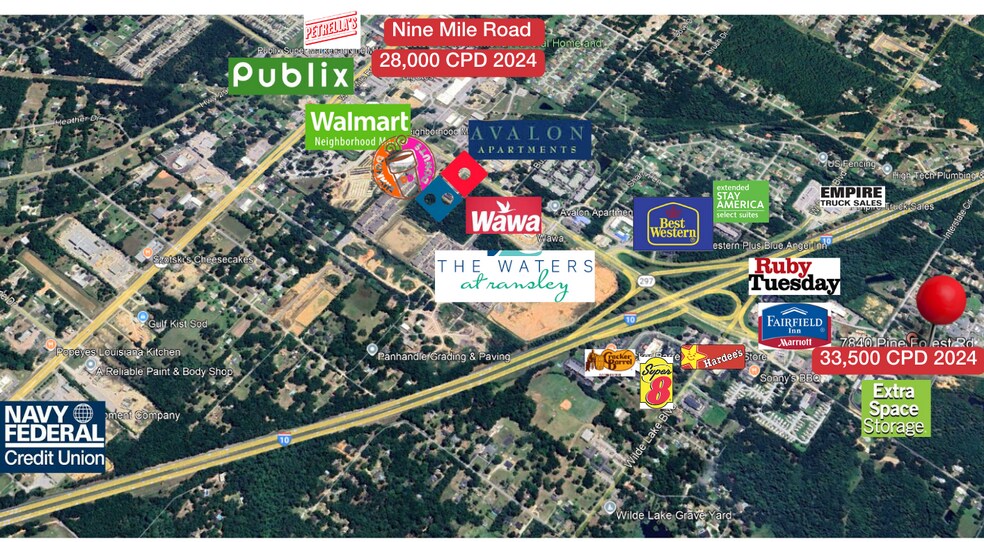 More Photos Of 7840 Pine Forest Rd, Pensacola Office For Sale