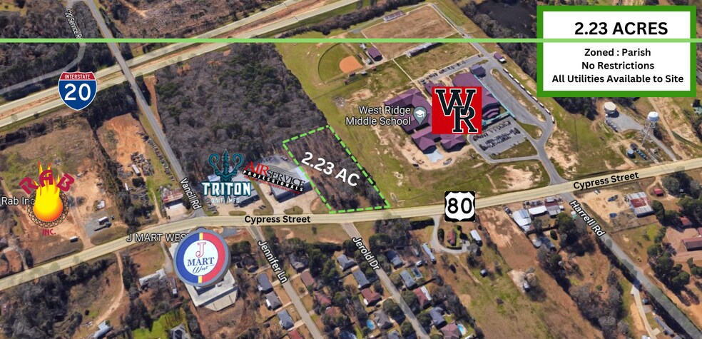 More Photos Of 0 Cypress St. St, West Monroe Land For Sale