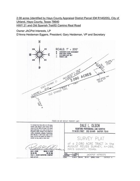 Primary Photo Of 98 Old Spanish Trl, Kyle Land For Sale