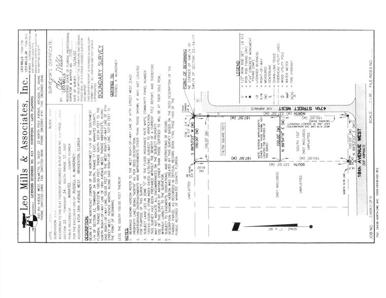 More Photos Of 4704 18th Ave W, Bradenton Land For Sale