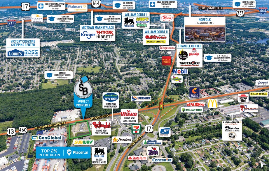 More Photos Of 3480 S Military Hwy, Chesapeake Auto Repair For Sale