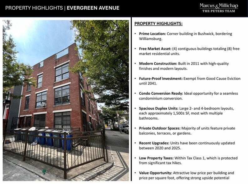 More Photos Of , Brooklyn Multifamily For Sale