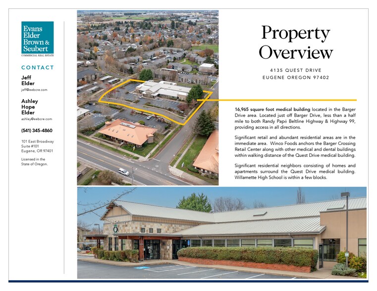 More Photos Of 4135 Quest Dr, Eugene Medical For Sale