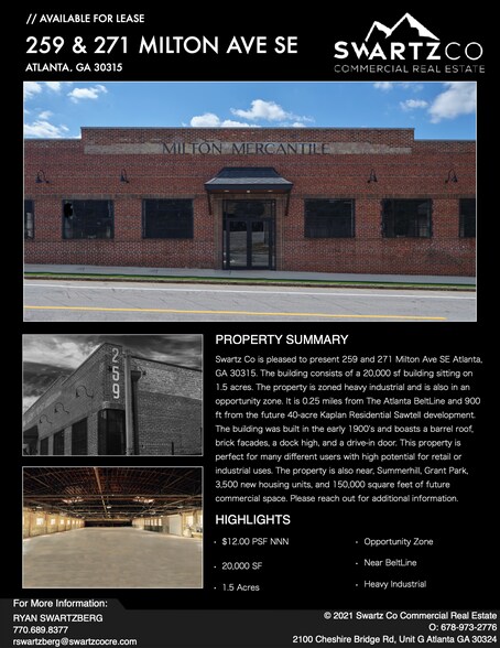More Photos Of 259 Milton Ave SE, Atlanta Showroom For Lease