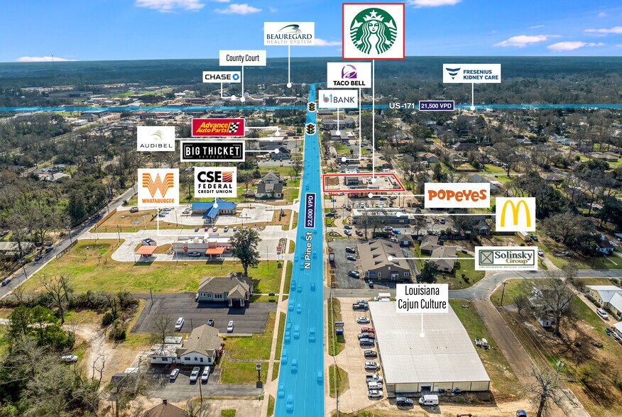 More Photos Of 417 N Pine St, Deridder Storefront For Sale