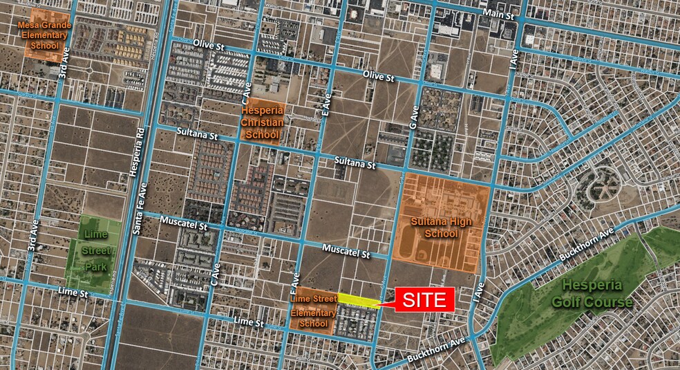 Primary Photo Of G Ave @ Lime, Hesperia Land For Sale