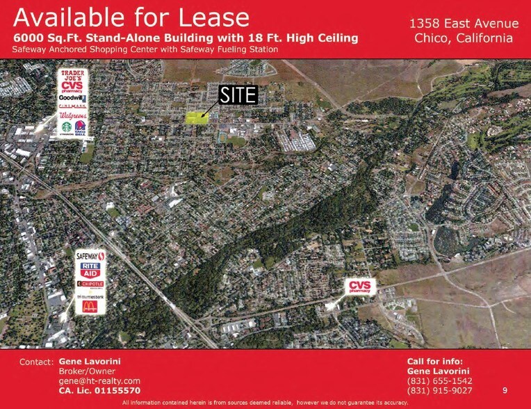 More Photos Of 1358 East Ave, Chico Freestanding For Lease