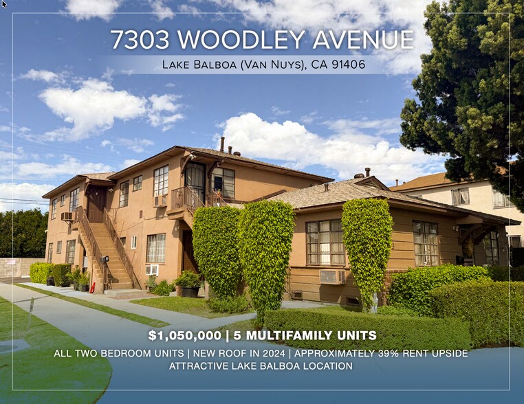 Primary Photo Of 7303 Woodley Ave, Van Nuys Apartments For Sale