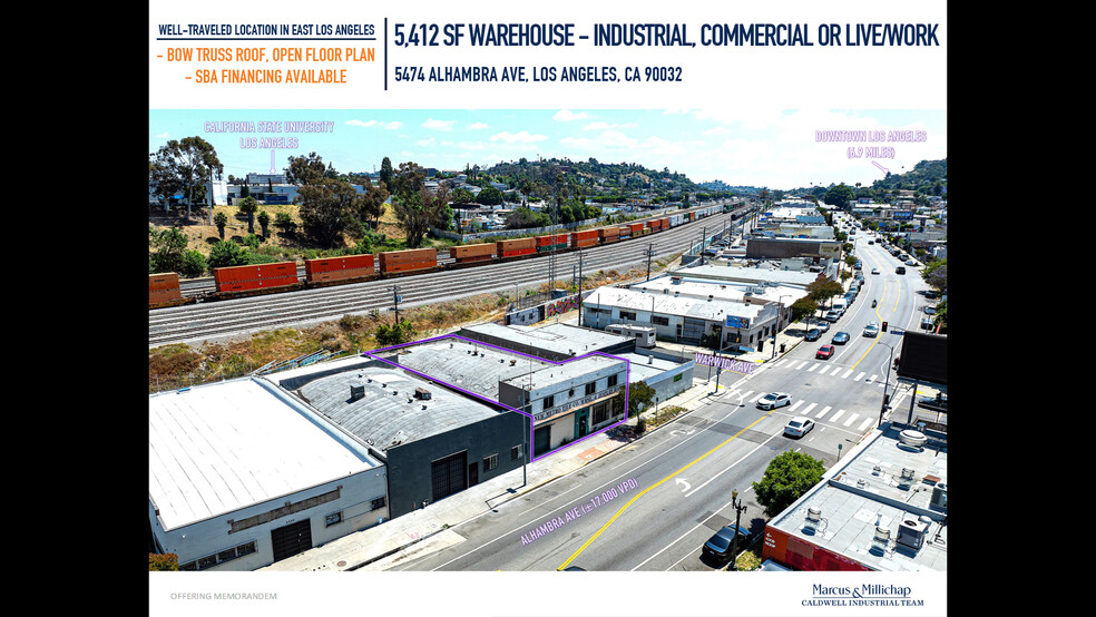 Primary Photo Of 5474 Alhambra Ave, Los Angeles Warehouse For Sale