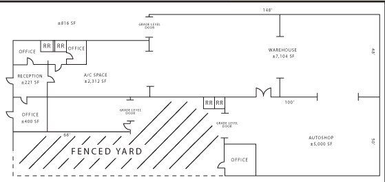 More Photos Of 1637-1639 N 40th St, Phoenix Warehouse For Lease