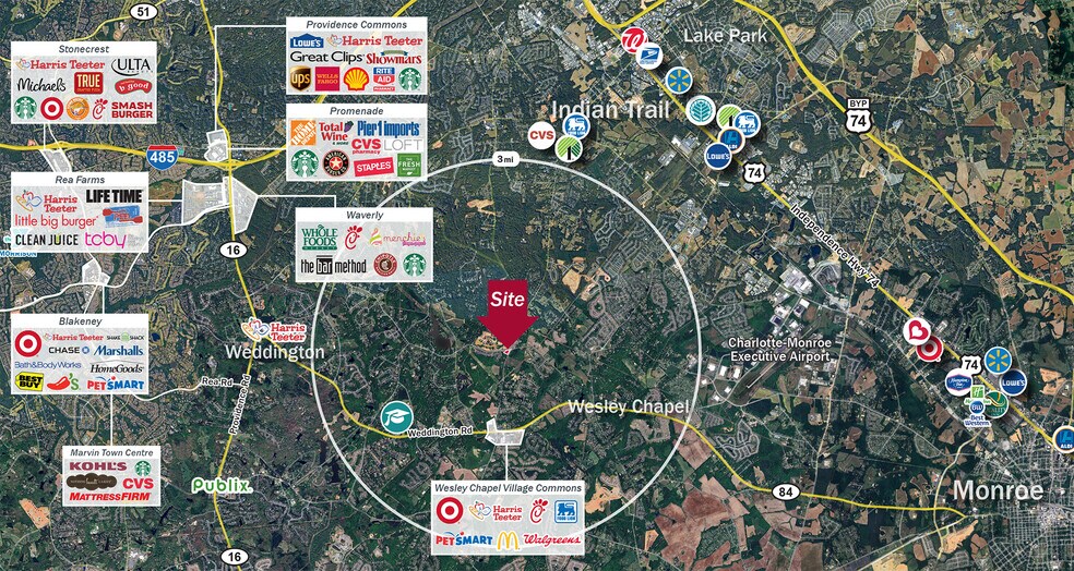 More Photos Of 4994 Waxhaw Indian Trail Rd, Matthews Land For Sale