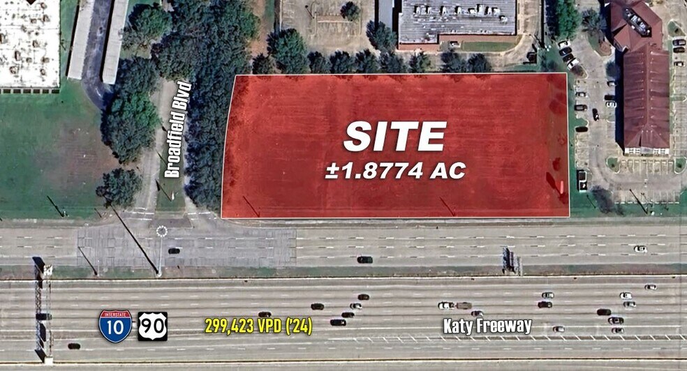 Primary Photo Of Katy Freeway @ Broadfield, Houston Land For Sale