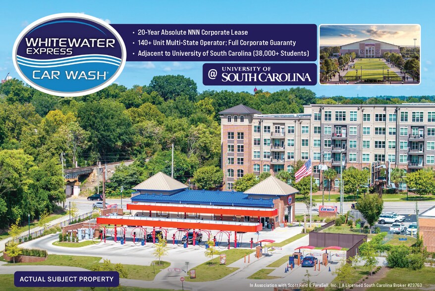 Primary Photo Of 2006 Gervais St, Columbia Carwash For Sale