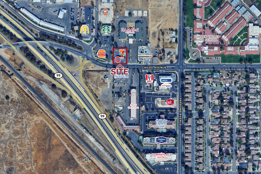 More Photos Of 1975 E Childs Ave, Merced Service Station For Sale