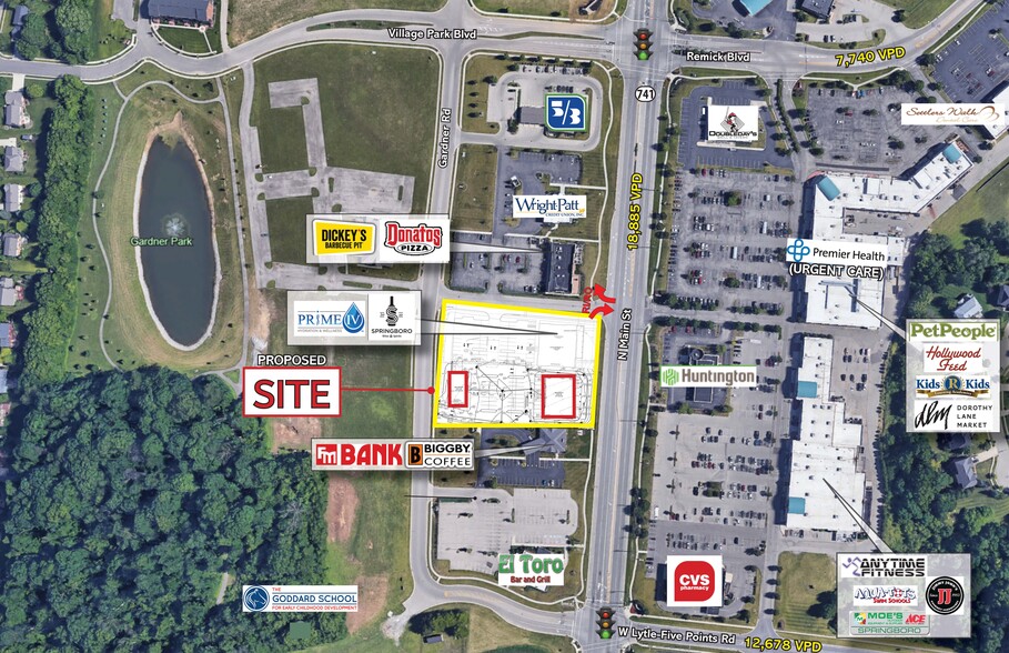 Primary Photo Of Gardner Rd & SR 741, Springboro General Retail For Lease