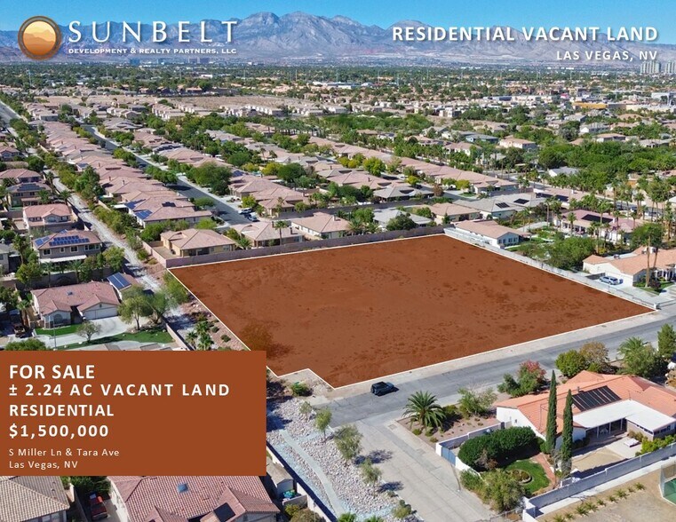 Primary Photo Of 2880 S Miller Ln, Las Vegas Land For Sale
