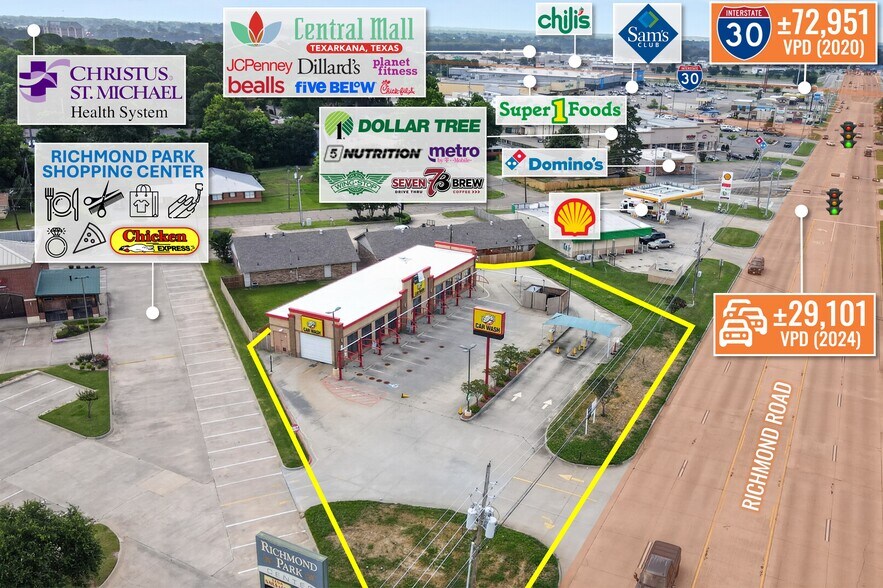 More Photos Of 2806 Richmond Rd, Texarkana Carwash For Sale