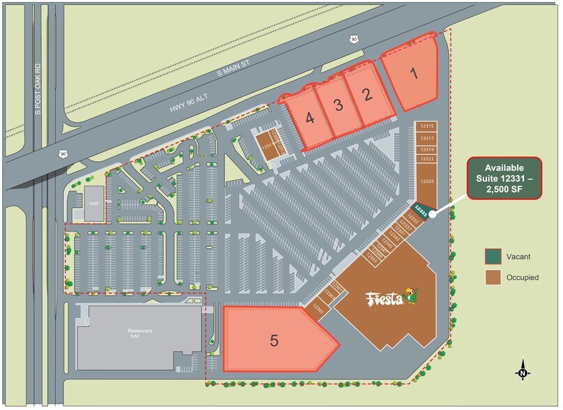 Primary Photo Of 12309-12367 S Main St, Houston Unknown For Lease