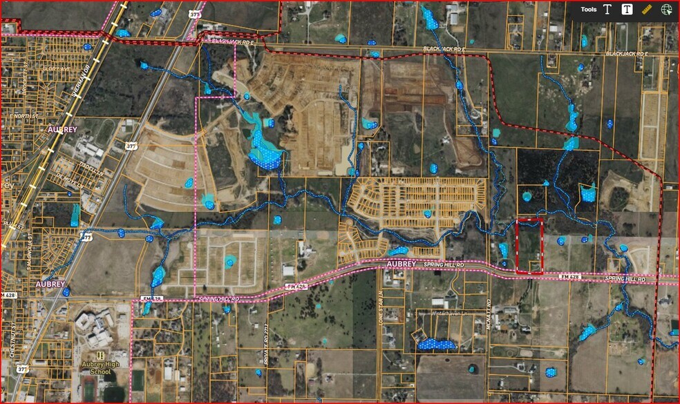 More Photos Of 1937 Spring Hill Rd, Aubrey Land For Sale