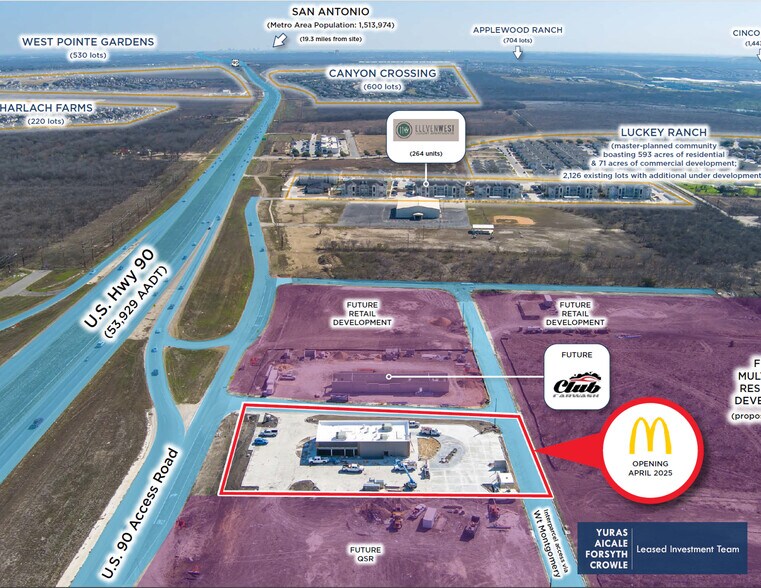 More Photos Of 12328 W US Highway 90, San Antonio Fast Food For Sale