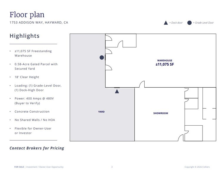 More Photos Of 1753 Addison Way, Hayward Warehouse For Sale