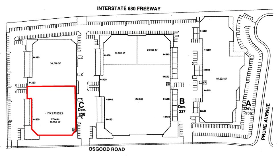 More Photos Of 44320-44380 Osgood Rd, Fremont Warehouse For Lease