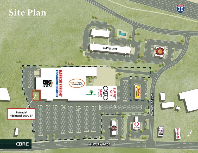 More Photos Of 1426-1528 Military Rd, Benton General Retail For Lease