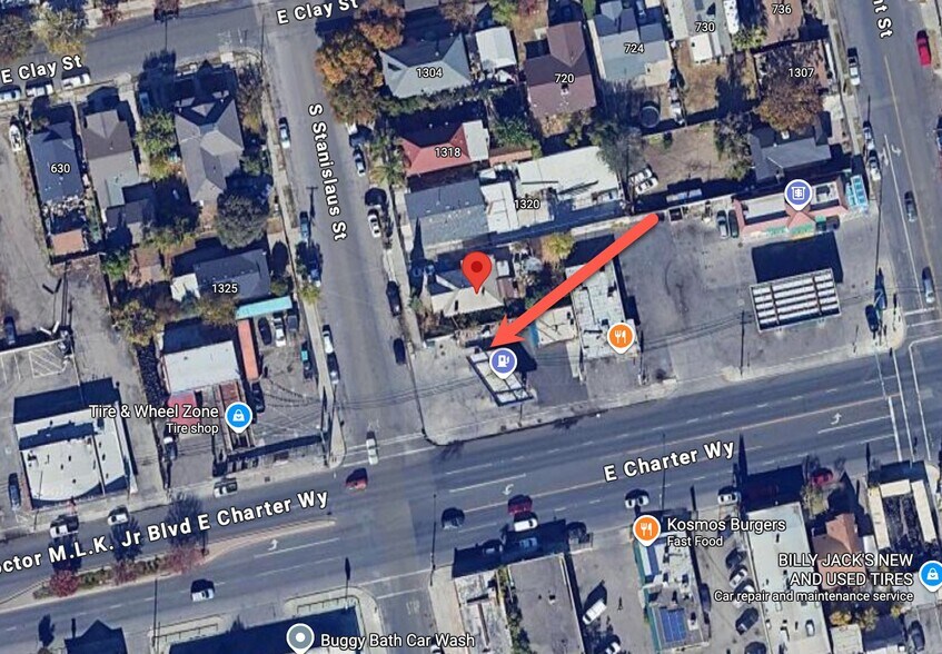 More Photos Of 701 E Dr Martin Luther King Jr Blvd, Stockton Service Station For Sale