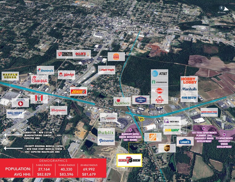 More Photos Of Veterans Pky, Moultrie Fast Food For Sale