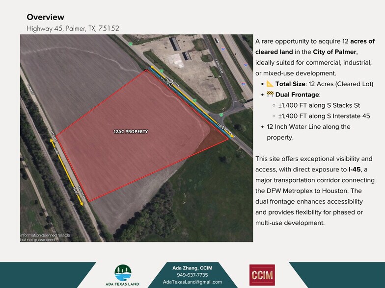 More Photos Of 12AC TBD Highway 45, Palmer Land For Sale