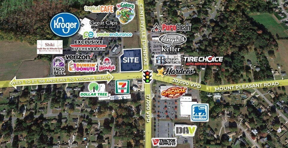 More Photos Of 1458 Mount Pleasant Rd, Chesapeake Freestanding For Lease