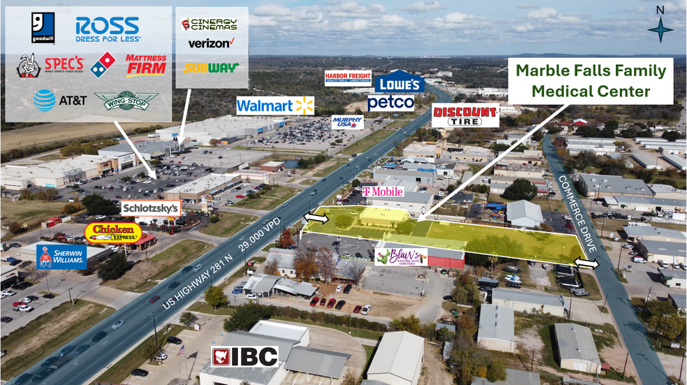 More Photos Of 2503 N US Highway 281, Marble Falls Medical For Lease