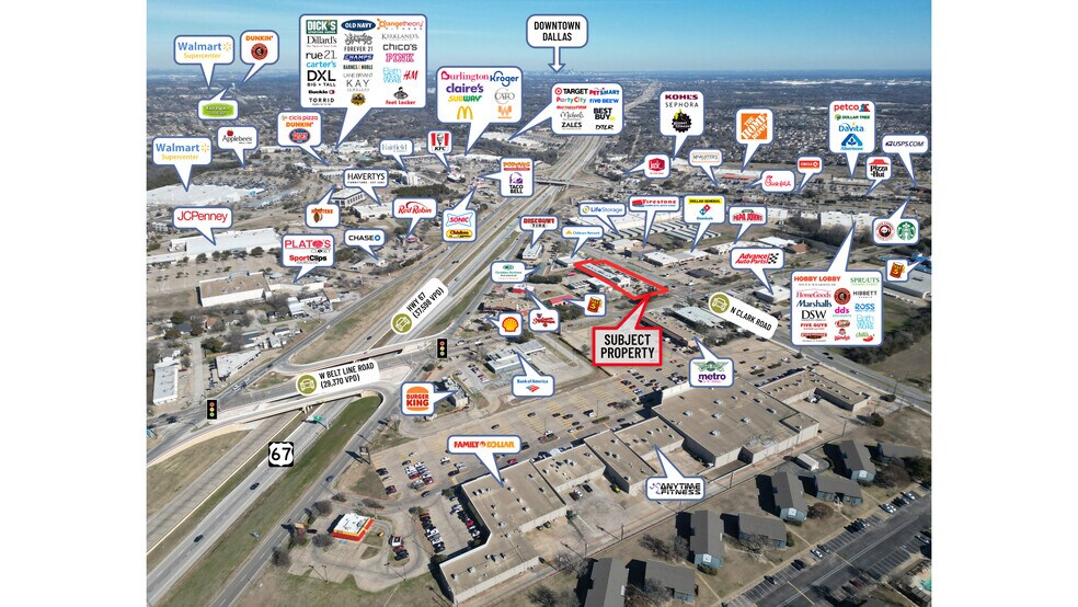 More Photos Of 125 N Clark Rd, Cedar Hill Storefront For Sale