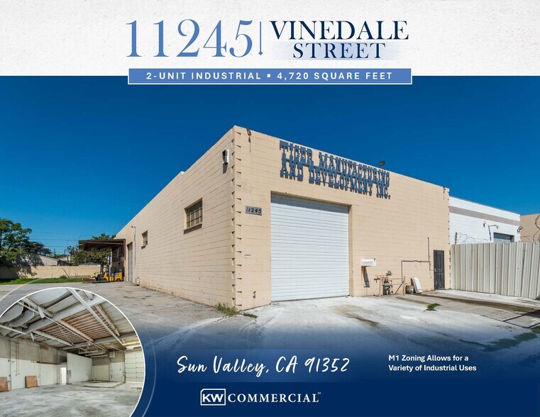 Primary Photo Of 11245 Vinedale St, Sun Valley Warehouse For Sale