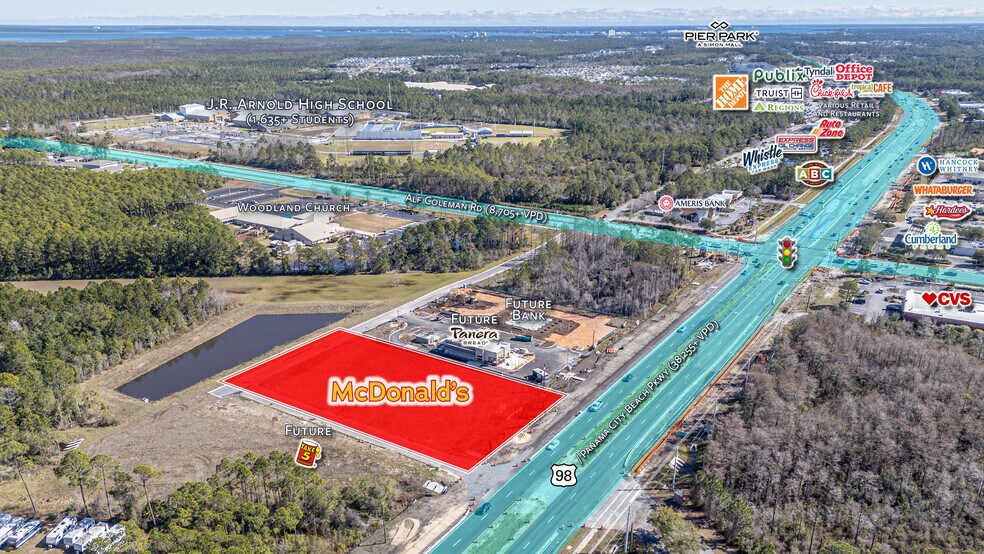 More Photos Of US-98 & N Alf Coleman Rd, Panama City Beach Freestanding For Sale