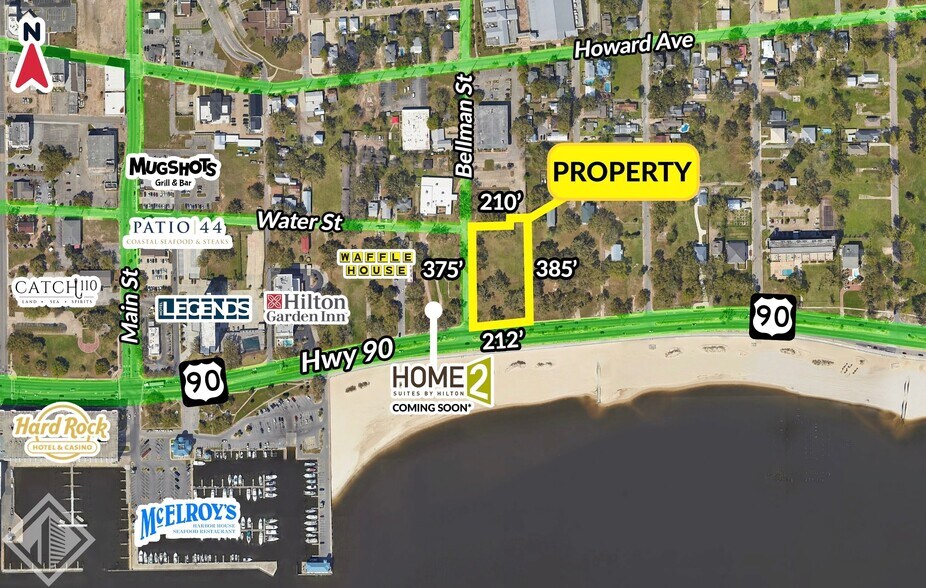 Primary Photo Of 590 Beach Blvd, Biloxi Land For Sale
