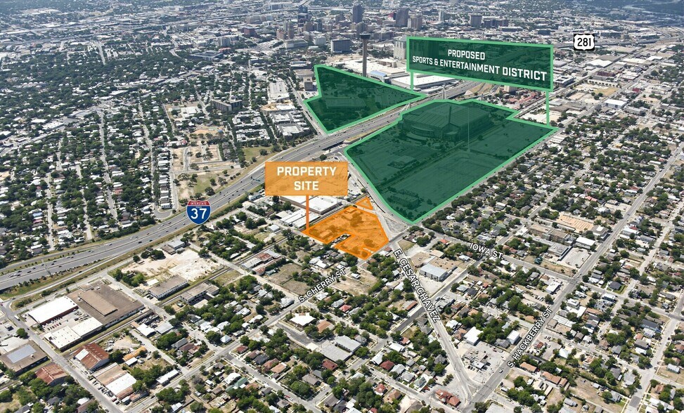 More Photos Of 1206 Cesar Chavez Blvd, San Antonio Land For Sale