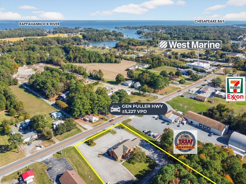 More Photos Of 16498 General Puller Hwy, Deltaville Bank For Sale