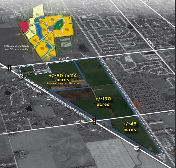 Primary Photo Of Rt. 30 & 119th St, Plainfield Land For Sale