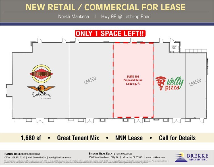 More Photos Of Hwy 99 & Lathrop Rd, Manteca General Retail For Lease
