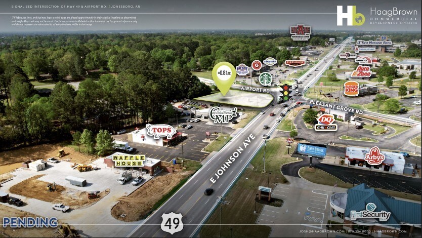 More Photos Of 1722 Airport Rd, Jonesboro Land For Lease