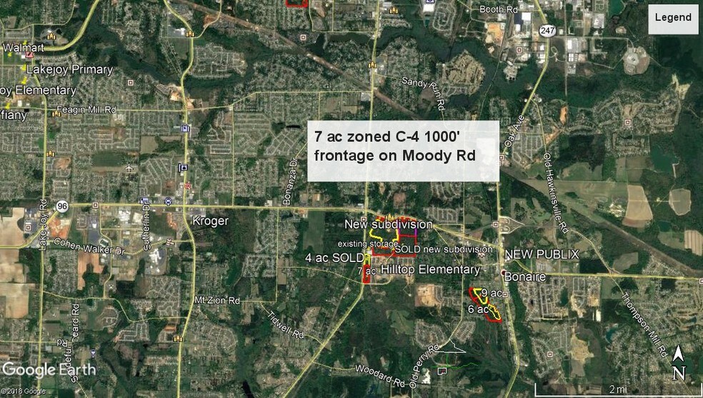 More Photos Of Moody Rd & Robert Bryson Pky, Warner Robins Land For Sale