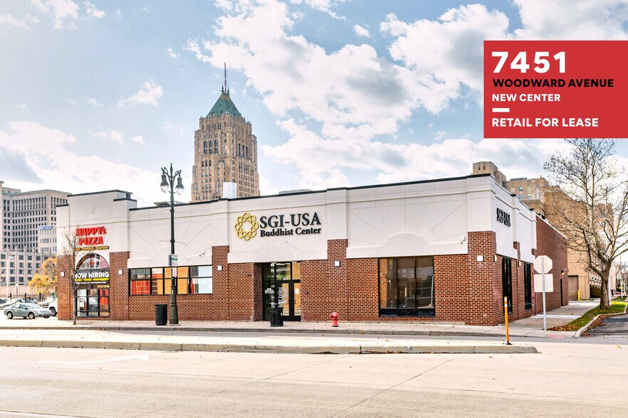 Primary Photo Of 7451 Woodward Ave, Detroit Storefront Retail Office For Lease